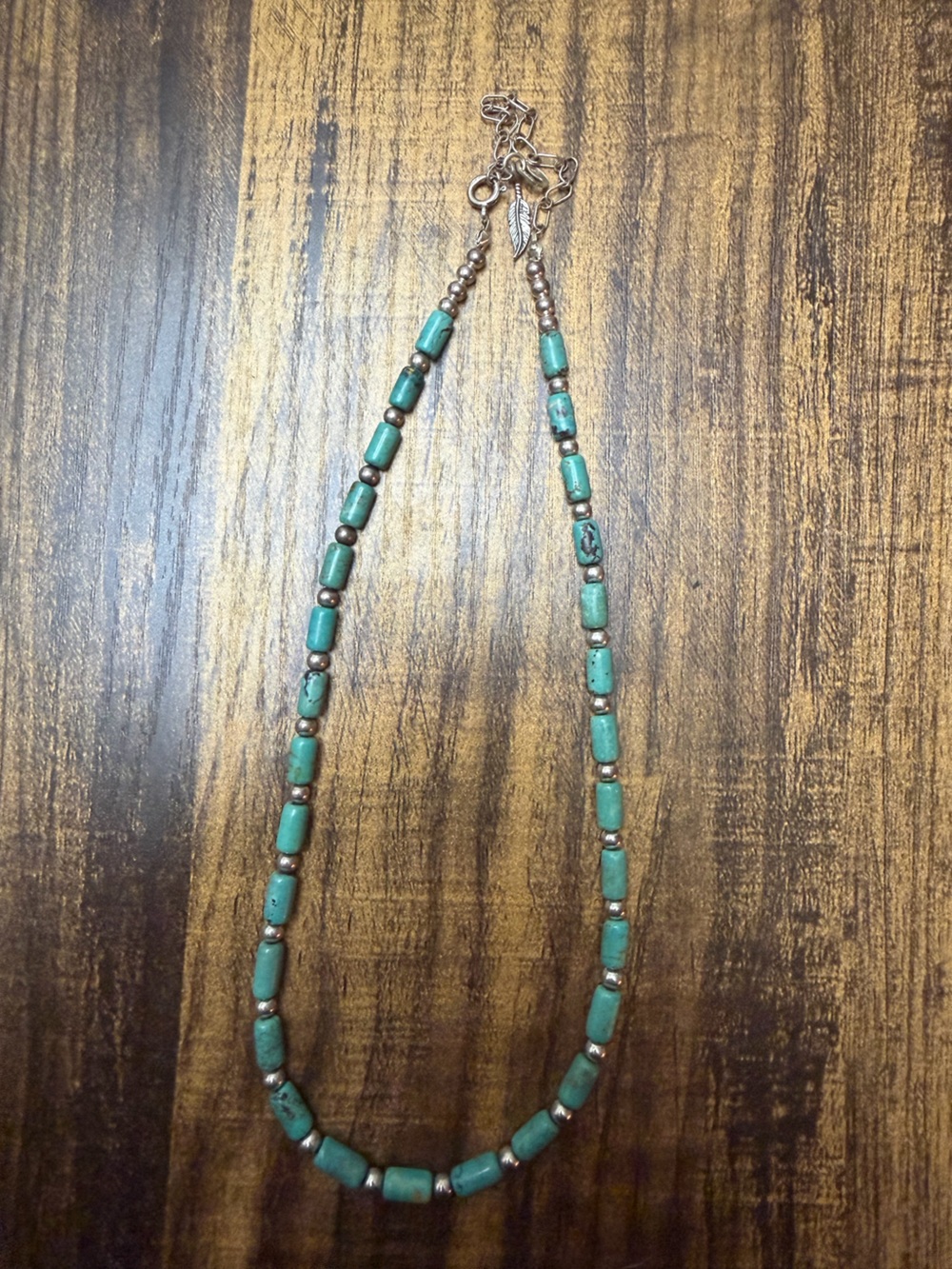 Vintage Turquoise and sterling necklace